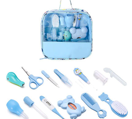 13 PCS Baby Care Set with Nail Clipper and Toothbrush
