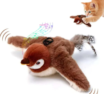 Interactive Chirping Bird Cat Toy