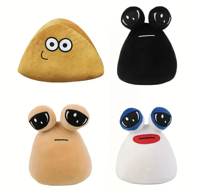 My Pet Alien Pou Plush Toy – 4 Styles Cute Game Stuffed Animal for Halloween, Thanksgiving & Christmas Gifts