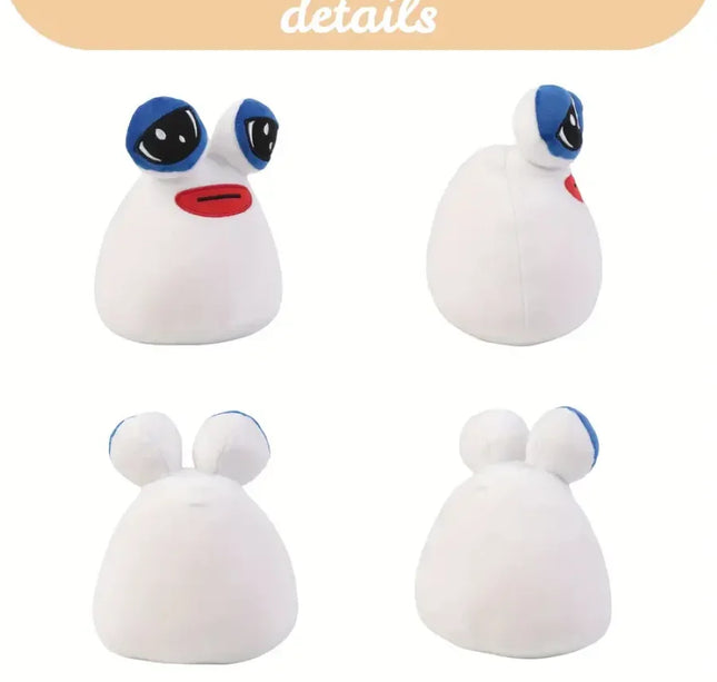 My Pet Alien Pou Plush Toy – 4 Styles Cute Game Stuffed Animal for Halloween, Thanksgiving & Christmas Gifts