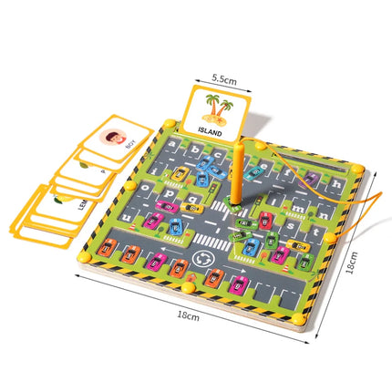 Montessori Magnetic Alphabet Maze – ABC Learning & Fine Motor Educational Toy for Preschool Kids