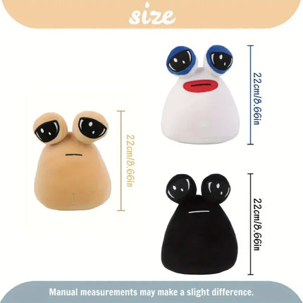 My Pet Alien Pou Plush Toy – 4 Styles Cute Game Stuffed Animal for Halloween, Thanksgiving & Christmas Gifts