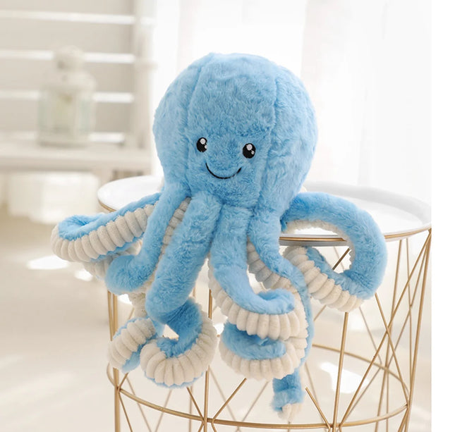 Octopus Stuffed Animal Cute Plushies Reversible Octopus Plushies Colorful and Multi Size for Room Decor Kids Gift