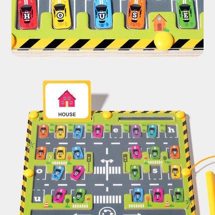 Montessori Magnetic Alphabet Maze – ABC Learning & Fine Motor Educational Toy for Preschool Kids
