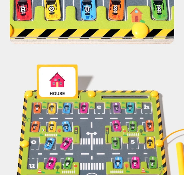 Montessori Magnetic Alphabet Maze – ABC Learning & Fine Motor Educational Toy for Preschool Kids