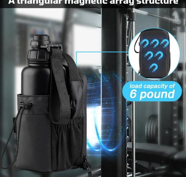 Magnetic Gym Bag – Smart Fitness Duffle with Quick Access & Secure Closure for Workout, Travel & Daily Use