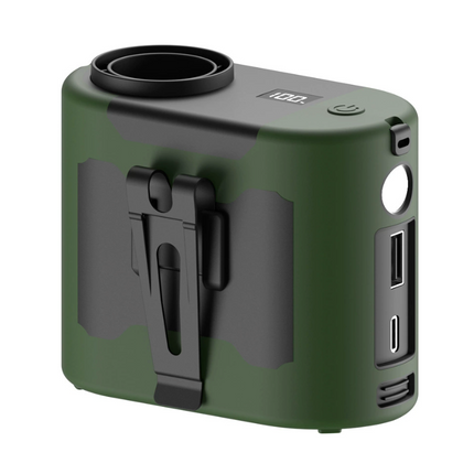 Portable Waist & Neck Clip Fan – High-Speed Cooling with Power Bank & LED Light for Outdoor, Worksite, and Travel Use