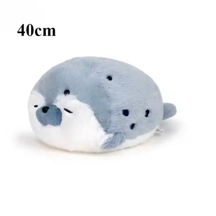 Sushi-Themed Plush Toy – Soft Stuffed Seal, Otter & Shrimp Doll Pillow for Kids & Gifts