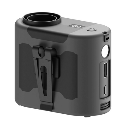Portable Waist & Neck Clip Fan – High-Speed Cooling with Power Bank & LED Light for Outdoor, Worksite, and Travel Use