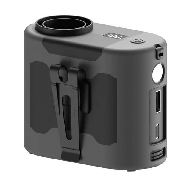 Portable Waist & Neck Clip Fan – High-Speed Cooling with Power Bank & LED Light for Outdoor, Worksite, and Travel Use