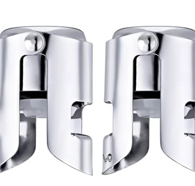 Portable Stainless Latches Champagne Sparkling Wine Bottle Stopper Sealer Bar Wine Plug Liquor Spirit Flow Red Wine Bottle Cap