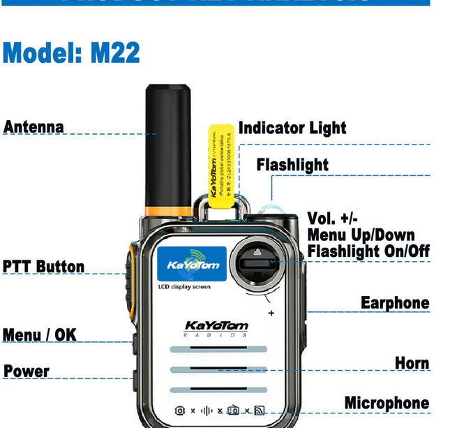 KaYoTom Global Walkie-Talkies – Long Distance Communication up to 5000KM