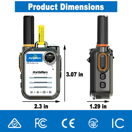 KaYoTom Global Walkie-Talkies – Long Distance Communication up to 5000KM