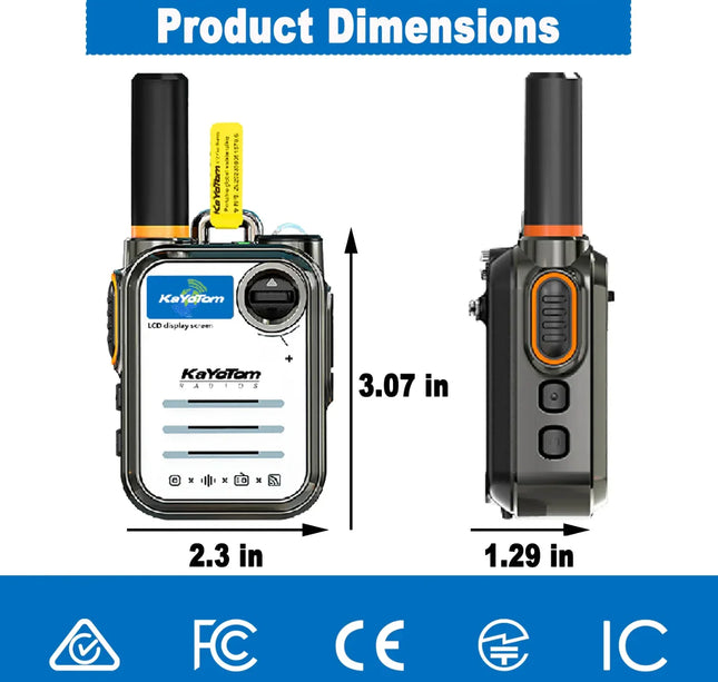 KaYoTom Global Walkie-Talkies – Long Distance Communication up to 5000KM