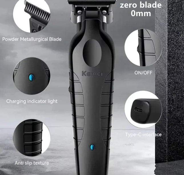 Kemei KM-2299 Cordless USB Rechargeable Hair Clipper