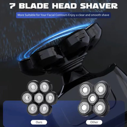 Sejoy 7D Head Shaver 6-in-1 Waterproof Grooming Kit for Men