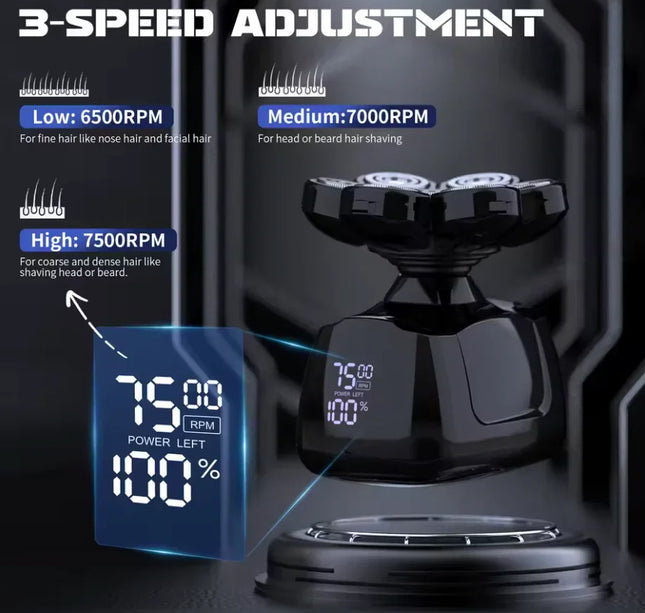 Sejoy 7D Head Shaver 6-in-1 Waterproof Grooming Kit for Men