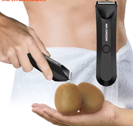 MAXGROOM Waterproof Body & Groin Hair Trimmer for Men
