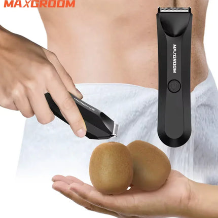 MAXGROOM Waterproof Body & Groin Hair Trimmer for Men