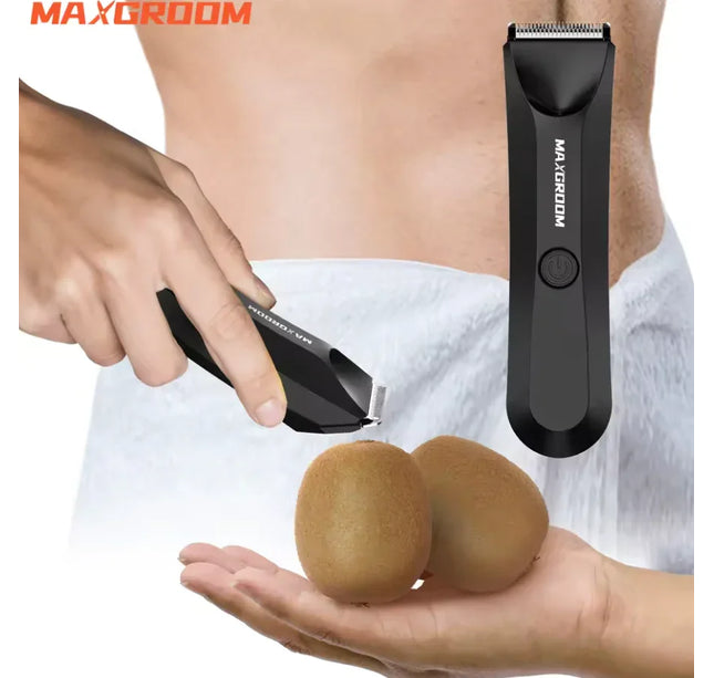 MAXGROOM Waterproof Body & Groin Hair Trimmer for Men