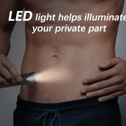 MAXGROOM Waterproof Body & Groin Hair Trimmer for Men