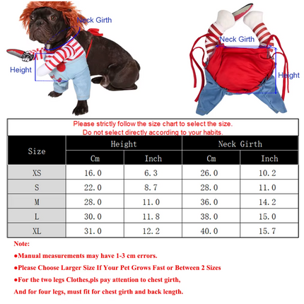 Funny Pet Costume Clothes for Small & Medium Dogs & Cats