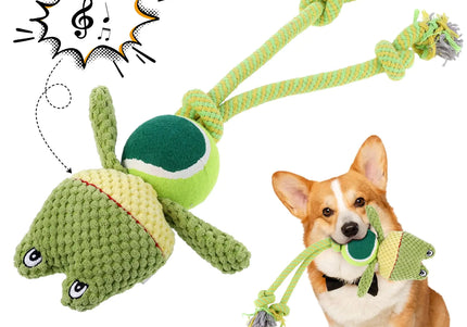 Dog Toys for Aggressive Chewers Dog Toys with Squeaker Durable