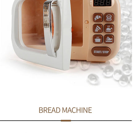 Children's Pretend Play Toys Simulation Electric Kitchen Set Microwave Oven Toys Educational Gifts Montessori Learning Game