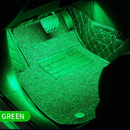 LED Car Ambient Light Kit – RGB Interior Strip with Music, Remote & App Control