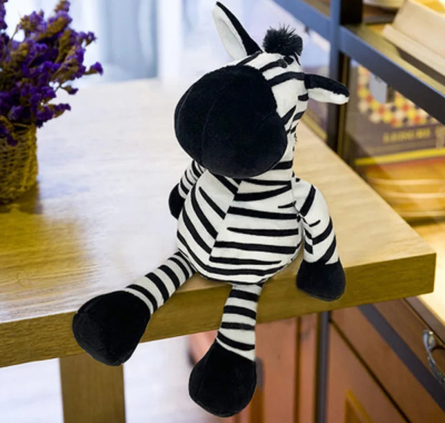 Simulation Animal Plush Toys – 25cm Stuffed Lion, Tiger, Giraffe, Monkey & More for Kids’ Gifts