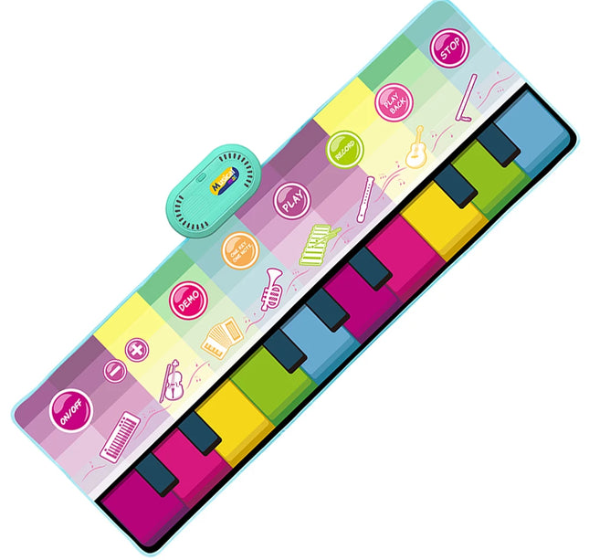 Coolplay Musical Piano Mat – Floor Keyboard with 8 Animal Sounds for Toddlers & Baby Educational Play