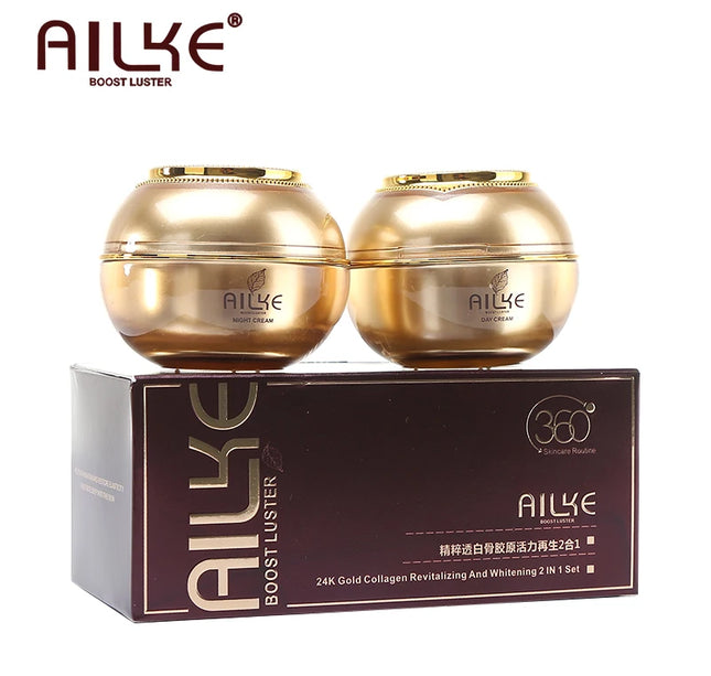 AILKE Whitening Skin Care Set, Reduce Wrinkles, Dark Spots, Anti-Aging, Women Wholesalers Beauty Cosmetics for All Skin Types