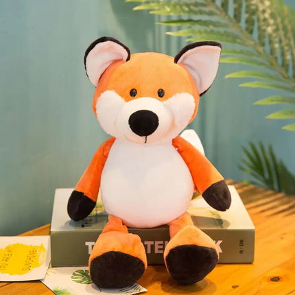 Simulation Animal Plush Toys – 25cm Stuffed Lion, Tiger, Giraffe, Monkey & More for Kids’ Gifts