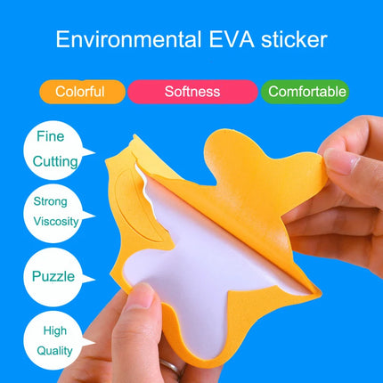 10Pcs 3D EVA Foam Stickers Puzzle Cartoon Animal 20 Styles DIY Handmade Early Learning Educational Toys For Children Kids Gift