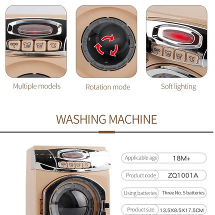 Children's Pretend Play Toys Simulation Electric Kitchen Set Microwave Oven Toys Educational Gifts Montessori Learning Game