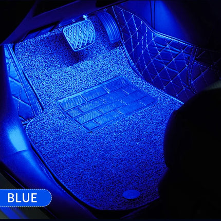 LED Car Ambient Light Kit – RGB Interior Strip with Music, Remote & App Control