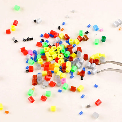 5000pcs 5mm Hama Beads Set – DIY Educational Fuse Beads with Templates, Iron Papers & Tweezers for Kids