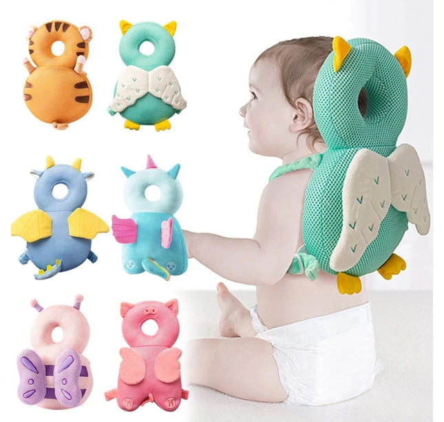Toddler Head Protection Backpack – Soft PP Cotton Pillow (1–3 Years)