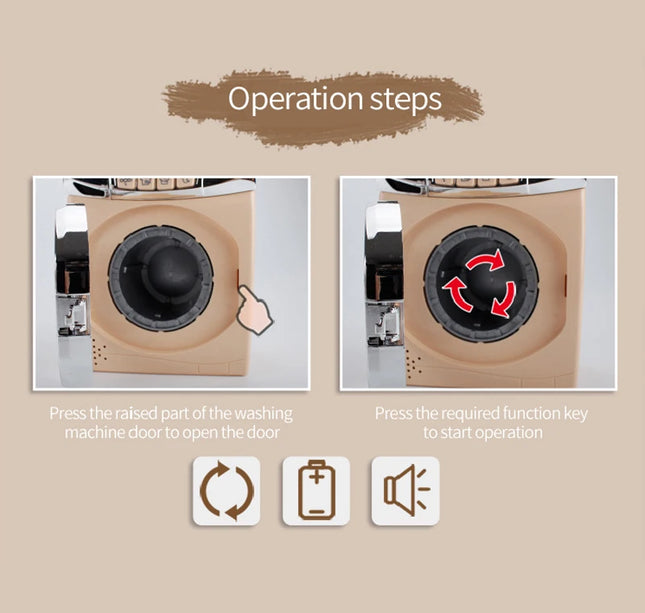 Children's Pretend Play Toys Simulation Electric Kitchen Set Microwave Oven Toys Educational Gifts Montessori Learning Game