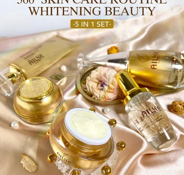AILKE Whitening Skin Care Set, Reduce Wrinkles, Dark Spots, Anti-Aging, Women Wholesalers Beauty Cosmetics for All Skin Types