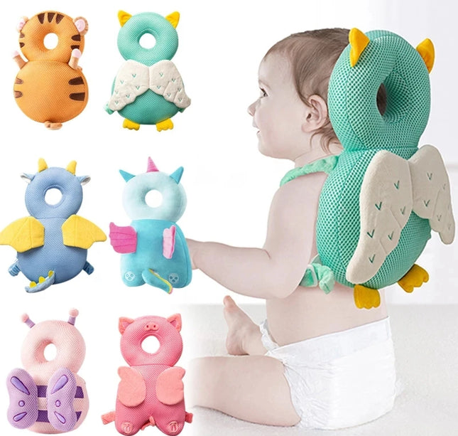 Toddler Head Protection Backpack – Soft PP Cotton Pillow (1–3 Years)