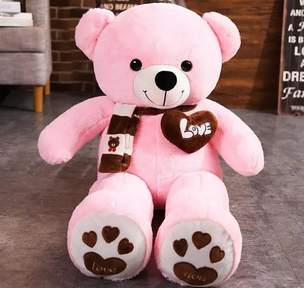 High Quality 4 Colors Teddy Bear With Scarf Stuffed Animals Bear Plush Toys Doll Pillow Kids Lovers Birthday Baby Gift