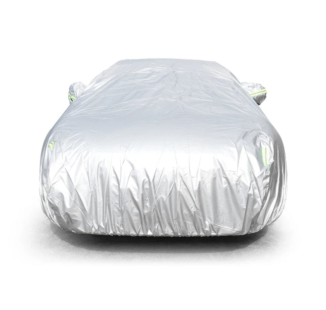Universal Outdoor Car Cover – Full Exterior Sunshade & Snow Protection for Hatchback, Sedan & SUV