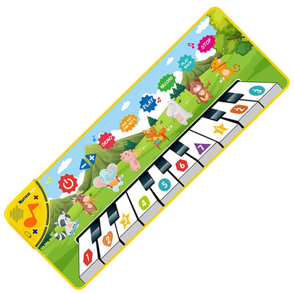 Coolplay Musical Piano Mat – Floor Keyboard with 8 Animal Sounds for Toddlers & Baby Educational Play