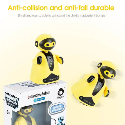 Inductive Line Following Robot Toy – Creative Electric Penguin Car that Follows Drawn Paths, Educational Gift for Kids