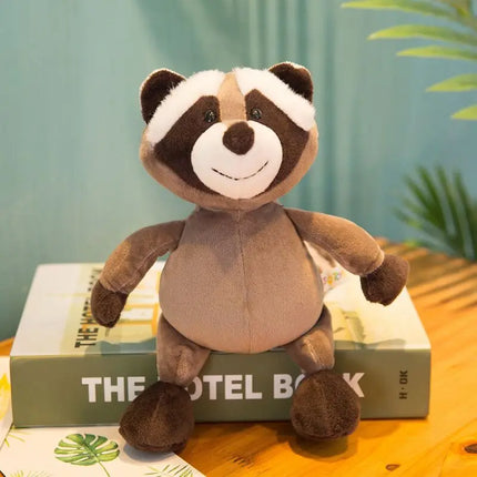 Simulation Animal Plush Toys – 25cm Stuffed Lion, Tiger, Giraffe, Monkey & More for Kids’ Gifts