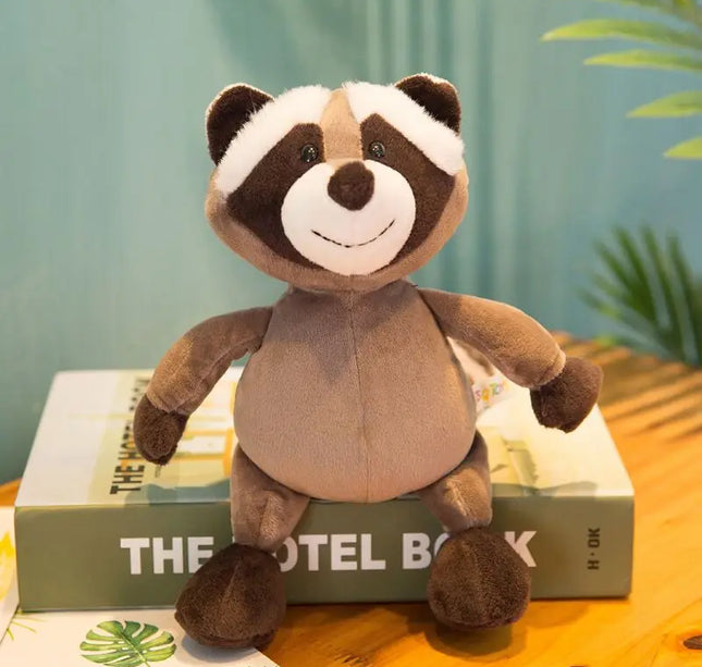 Simulation Animal Plush Toys – 25cm Stuffed Lion, Tiger, Giraffe, Monkey & More for Kids’ Gifts