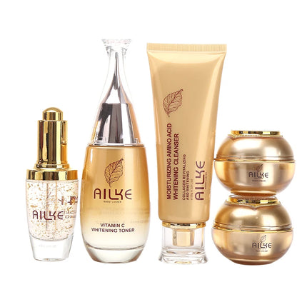 AILKE Whitening Skin Care Set, Reduce Wrinkles, Dark Spots, Anti-Aging, Women Wholesalers Beauty Cosmetics for All Skin Types