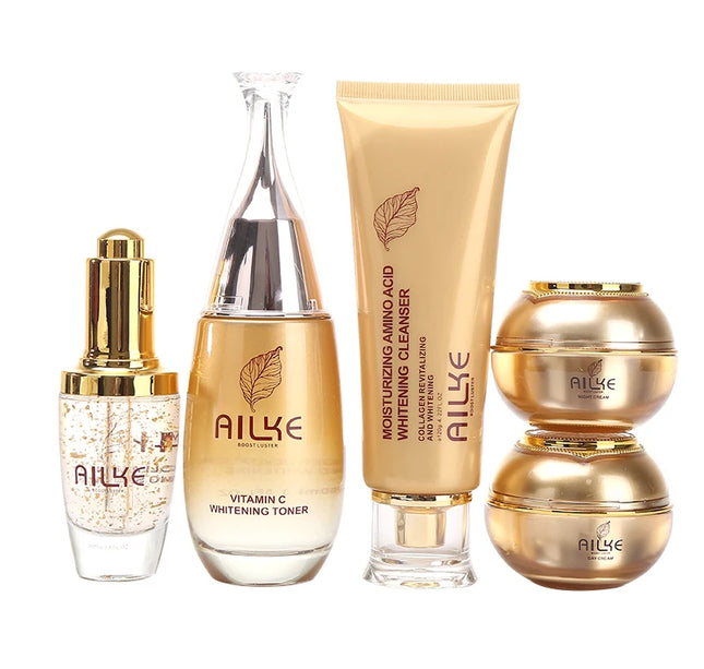 AILKE Whitening Skin Care Set, Reduce Wrinkles, Dark Spots, Anti-Aging, Women Wholesalers Beauty Cosmetics for All Skin Types