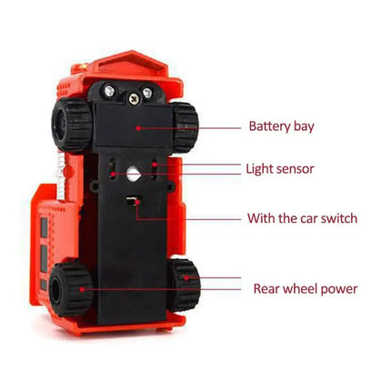 Inductive Line Following Robot Toy – Creative Electric Penguin Car that Follows Drawn Paths, Educational Gift for Kids